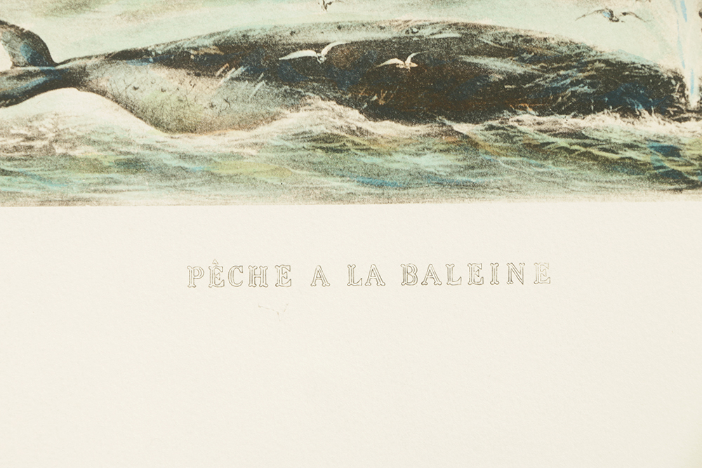 Pair of Lithographs on Paper Maritime Scenes