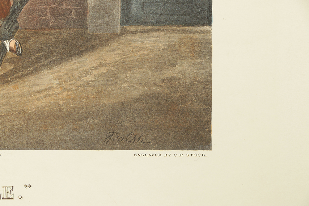 C.R. Stock Hand-Colored Engravings on Paper