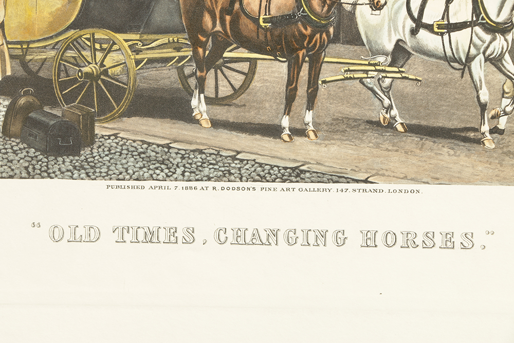 C.R. Stock Hand-Colored Engravings on Paper