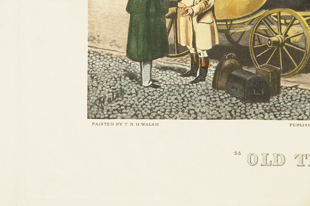 C.R. Stock Hand-Colored Engravings on Paper