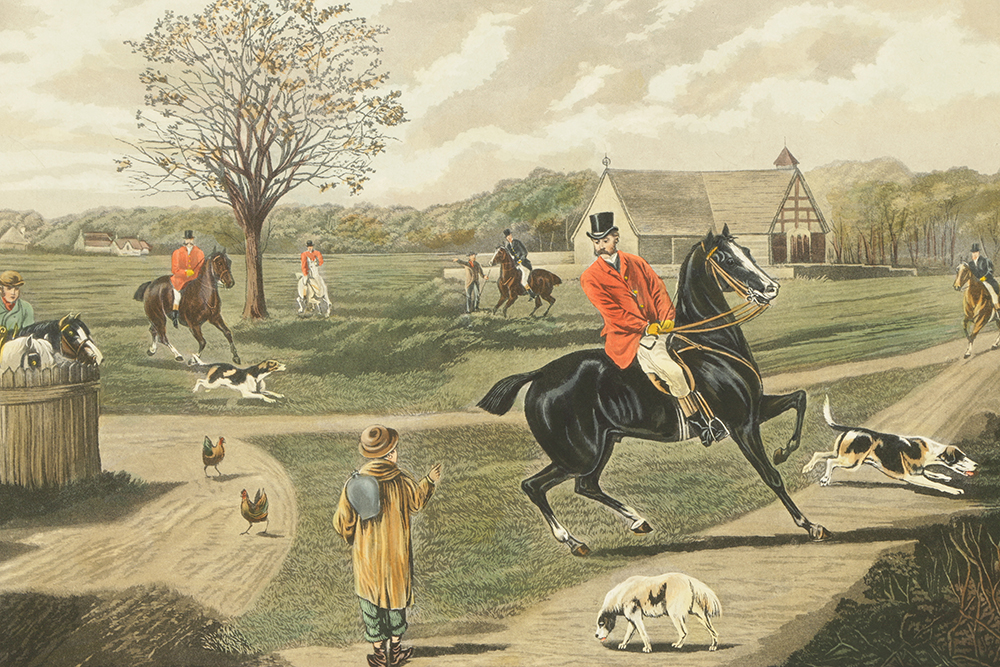 C.R. Stock Hand-Colored Engravings on Paper