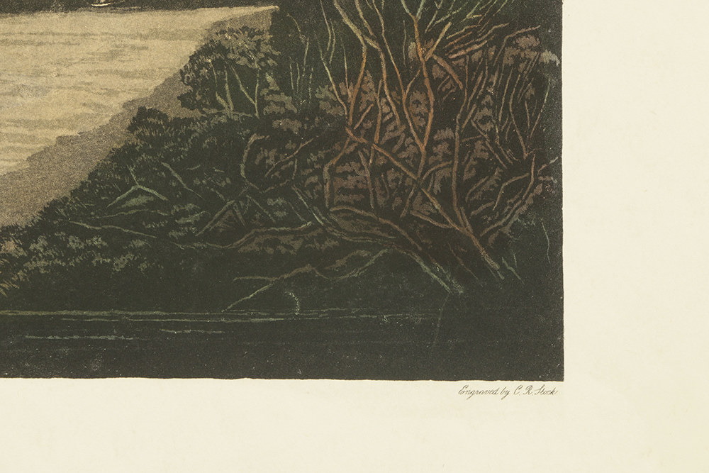C.R. Stock Hand-Colored Engravings on Paper