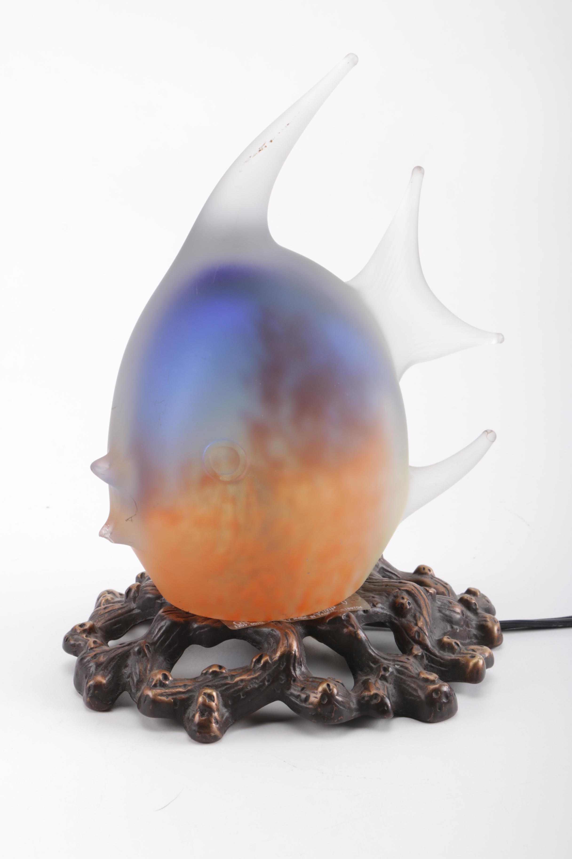 Glass Fish Lamp