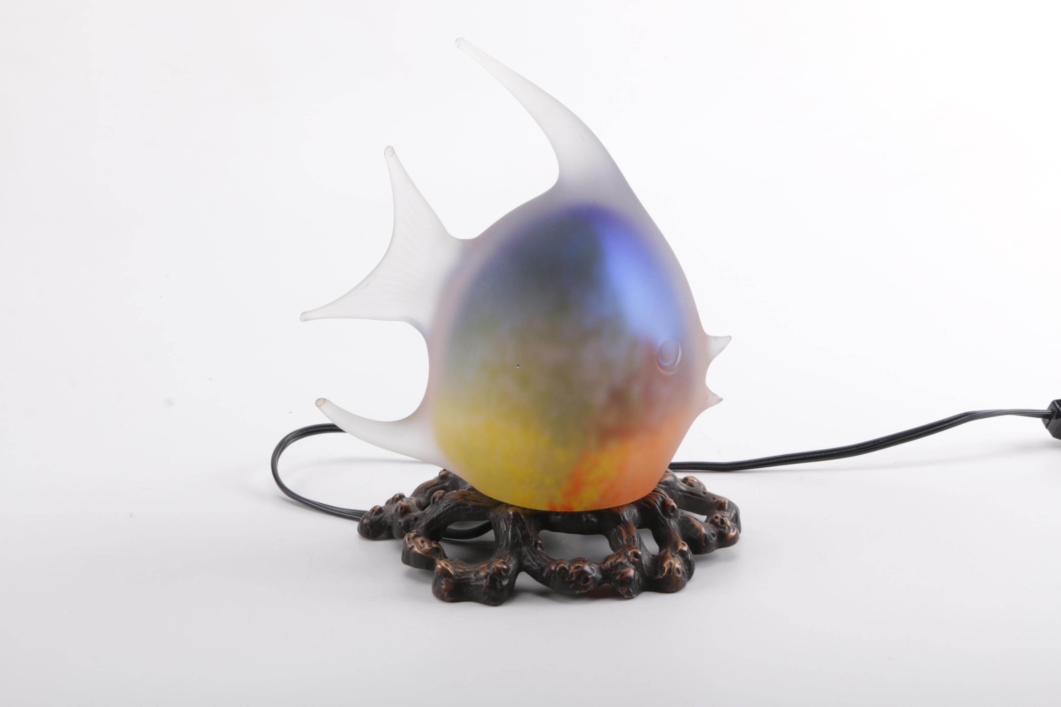 Glass Fish Lamp