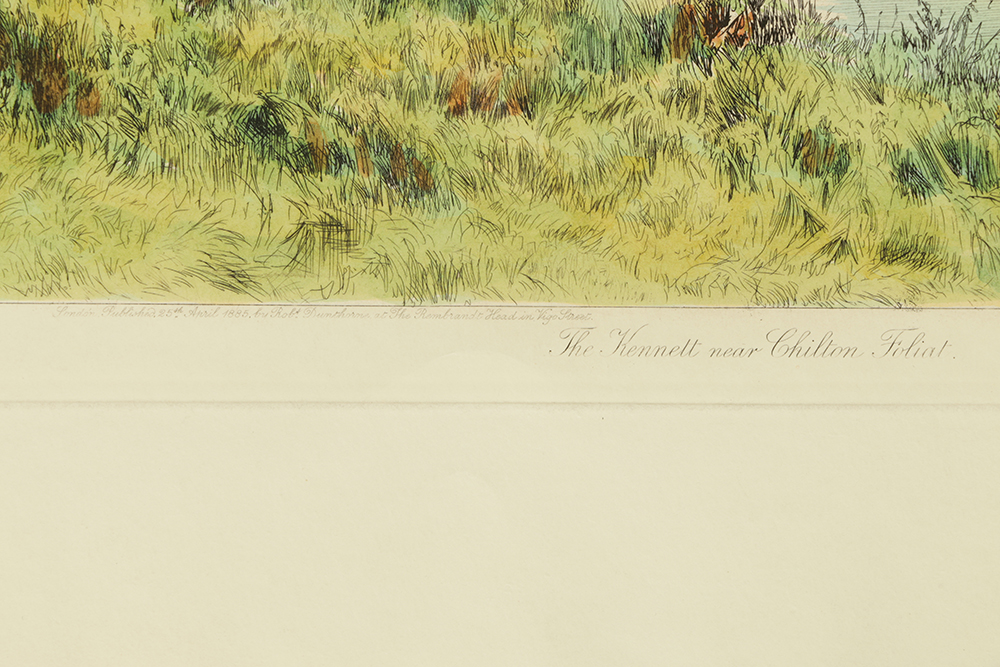 Fred Slocombe Hand-Colored Engravings on Paper