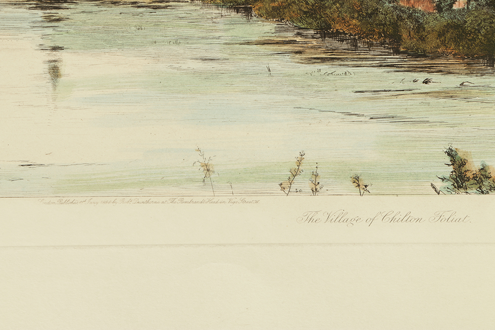 Fred Slocombe Hand-Colored Engravings on Paper