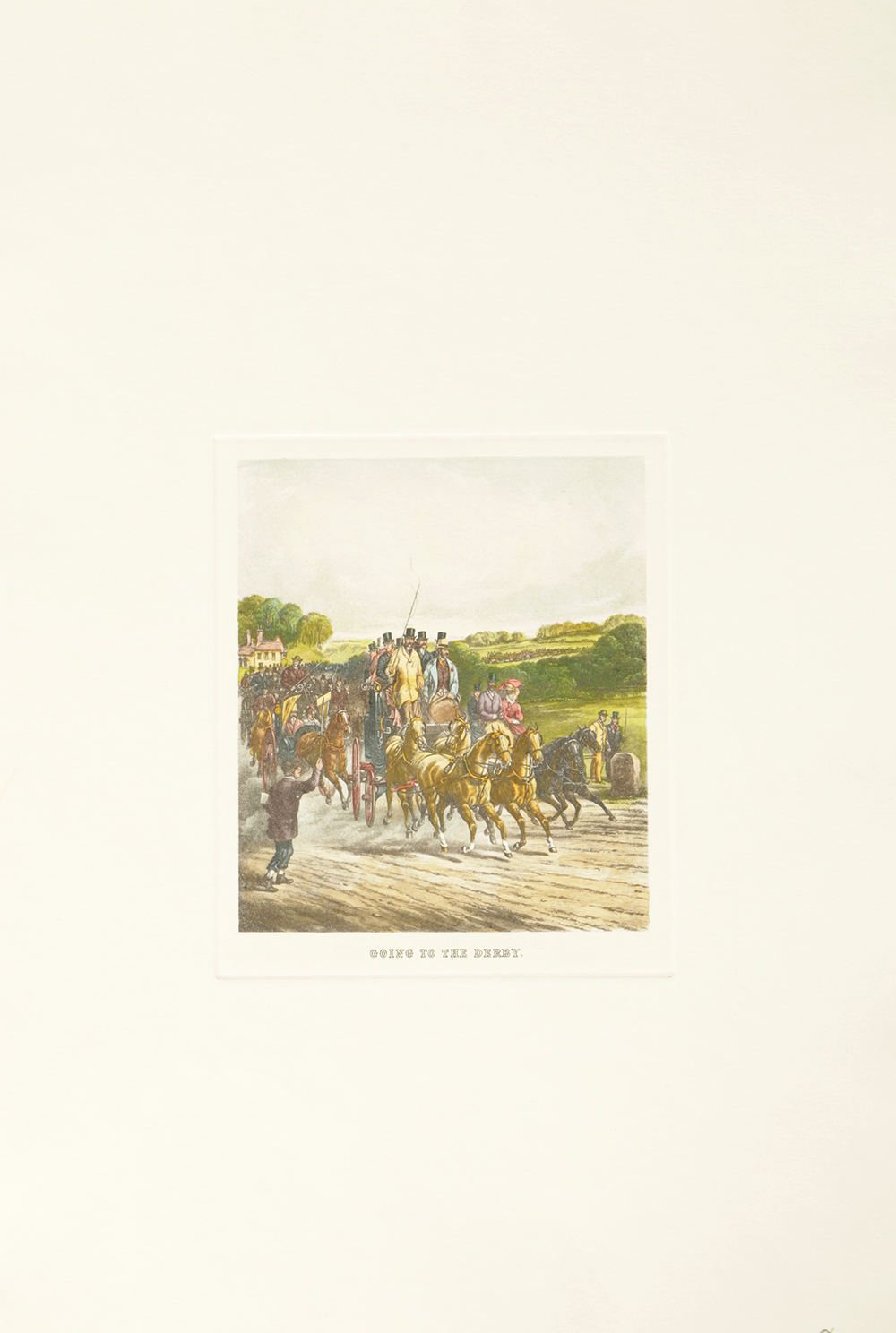 Collection of Color-Lithographs After Original Equestrian Scenes