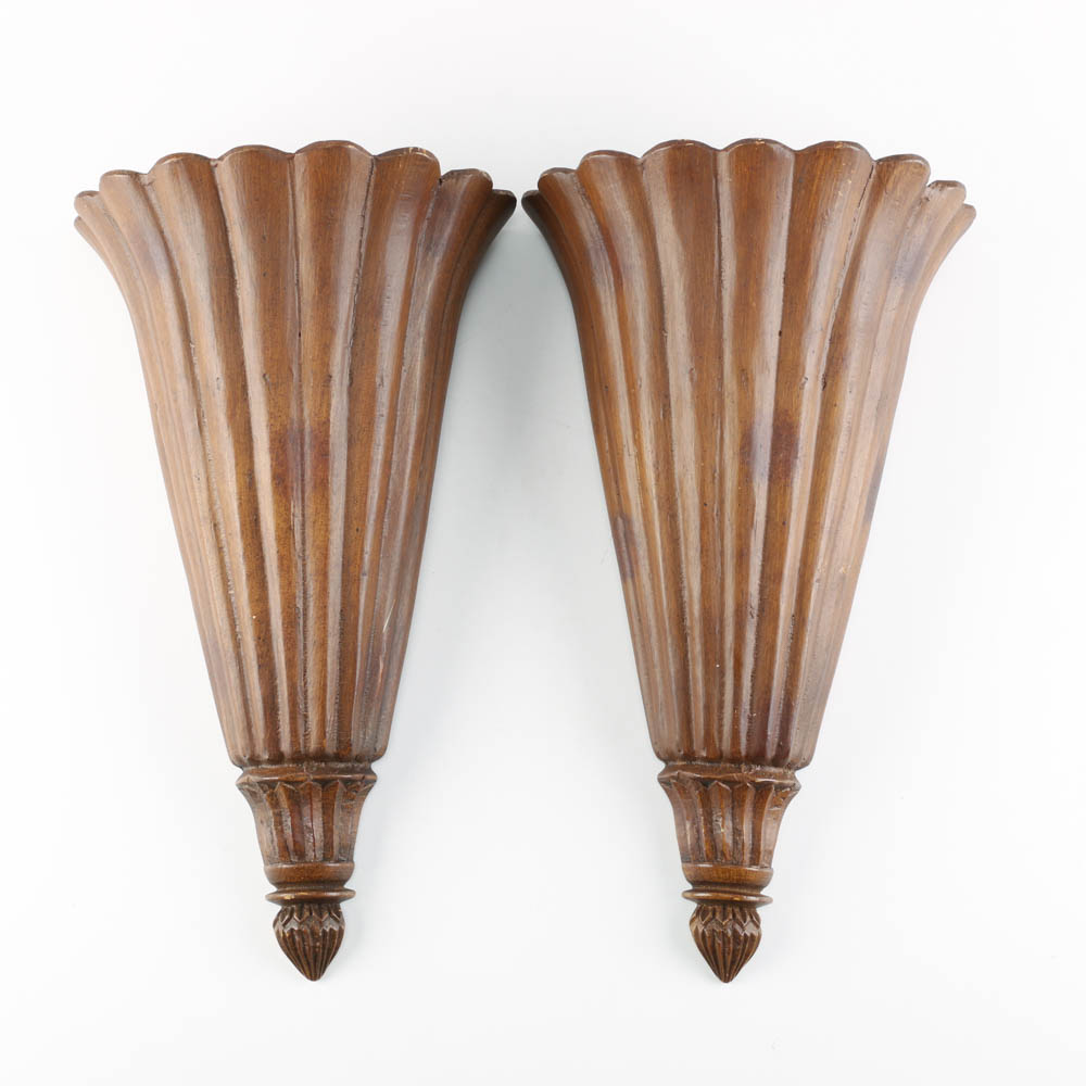 Decorative Reeded Style Sconces