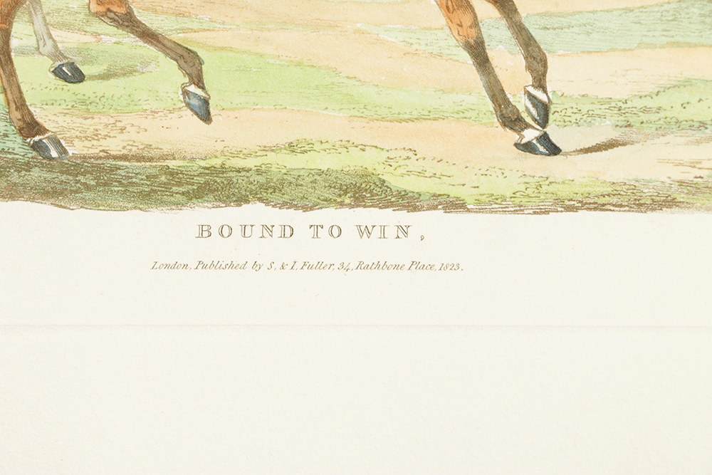 Collection of Color-Lithographs After Original Equestrian Scenes