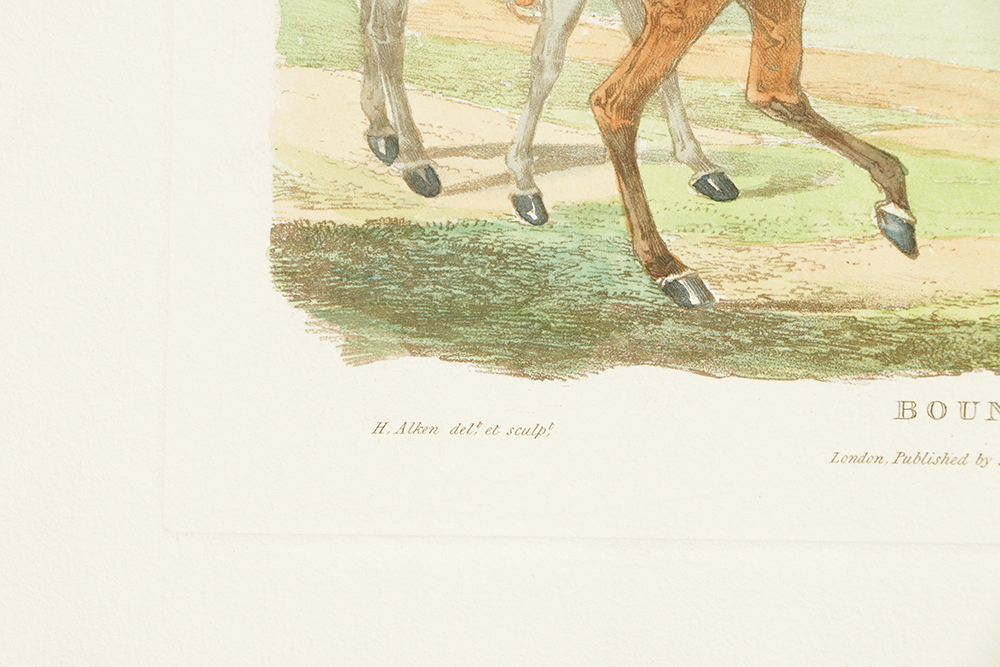 Collection of Color-Lithographs After Original Equestrian Scenes