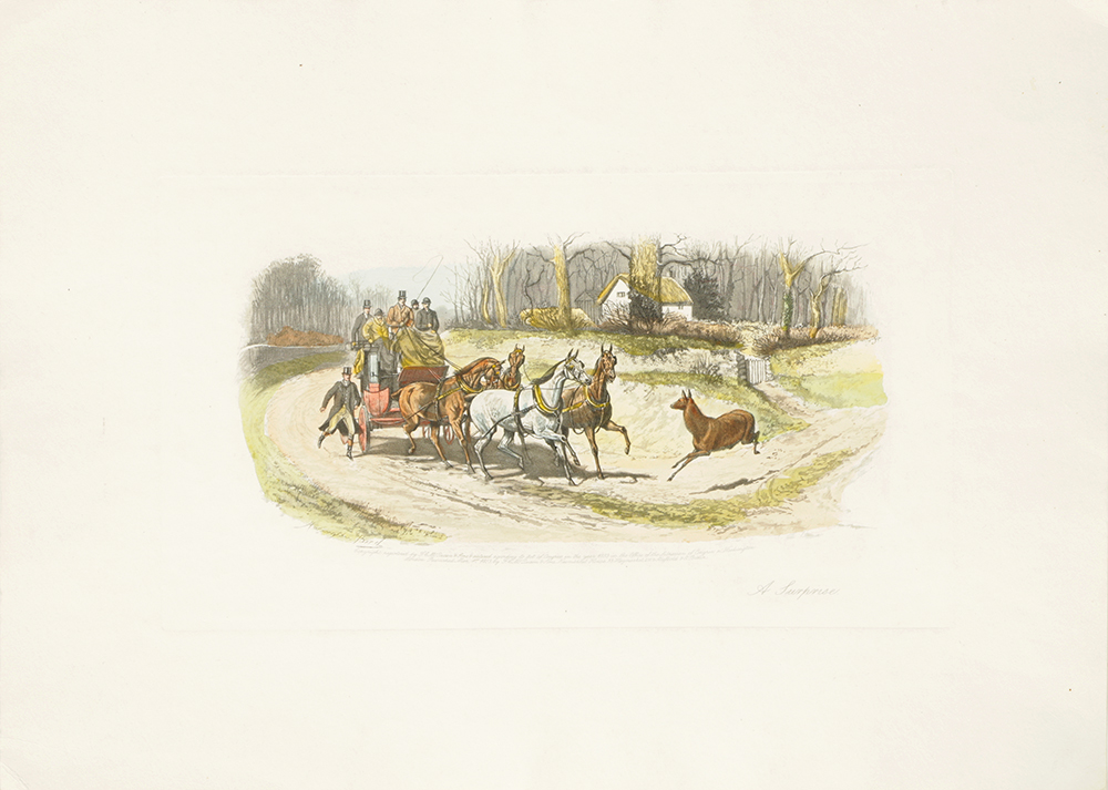 Collection of Color-Lithographs After Original Equestrian Scenes