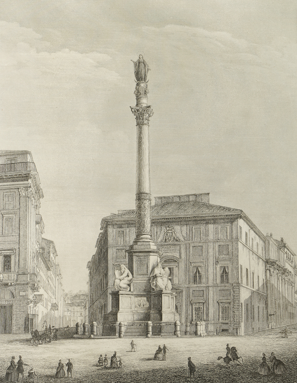 After G. Cottafavi Engravings on Paper Classical Composition