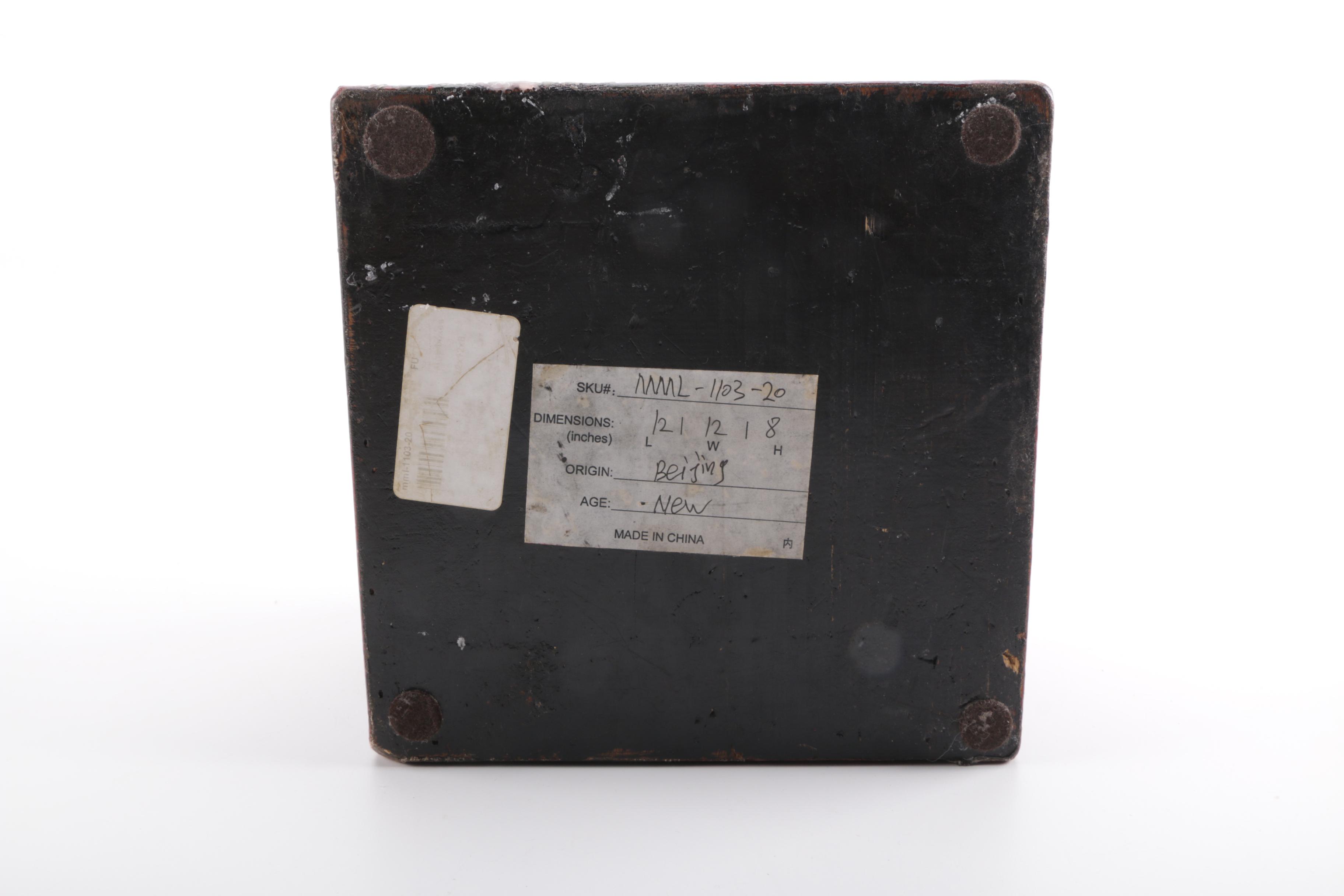 Asian Style Wooden Chests