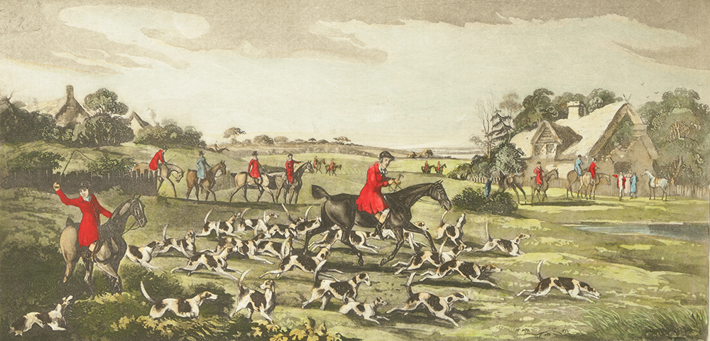 T. Sutherland Hand-colored Lithographs on Paper After Henry Alken