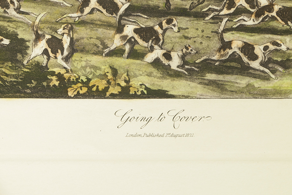 T. Sutherland Hand-colored Lithographs on Paper After Henry Alken