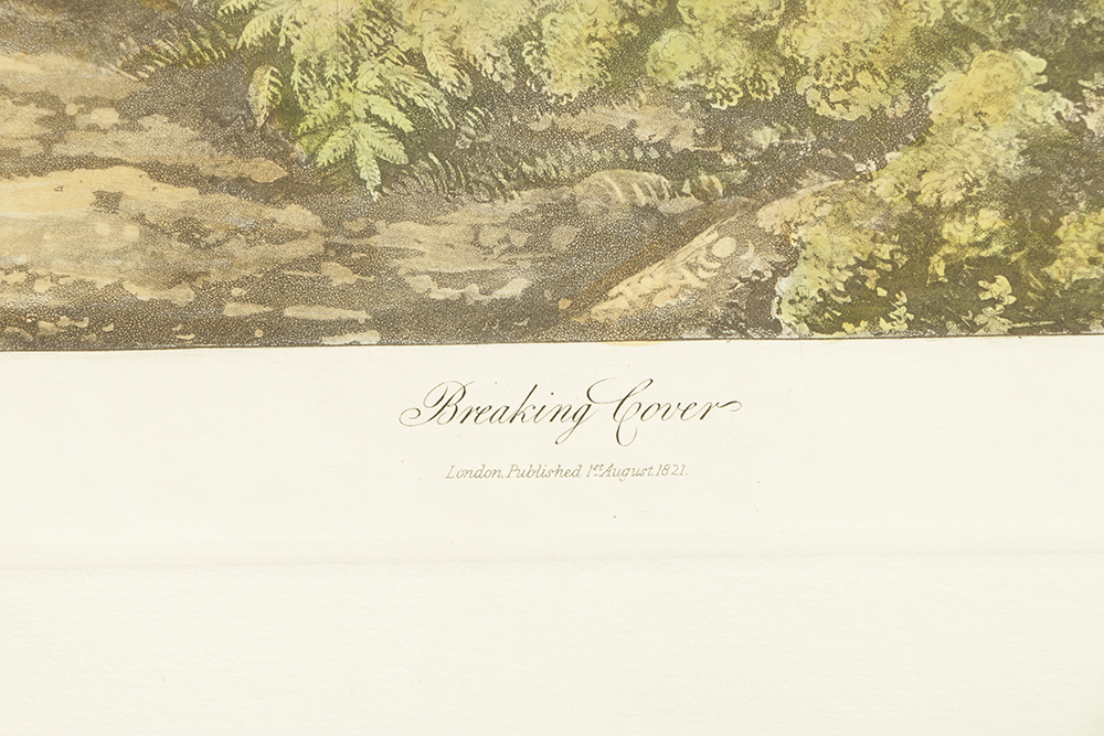 T. Sutherland Hand-colored Lithographs on Paper After Henry Alken