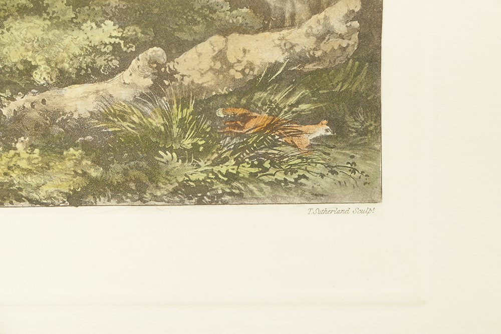 T. Sutherland Hand-colored Lithographs on Paper After Henry Alken