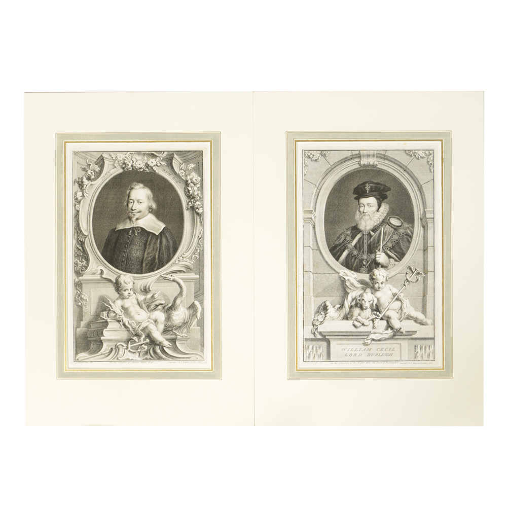 Reproduction Etchings on Paper of Influential London Portraiture