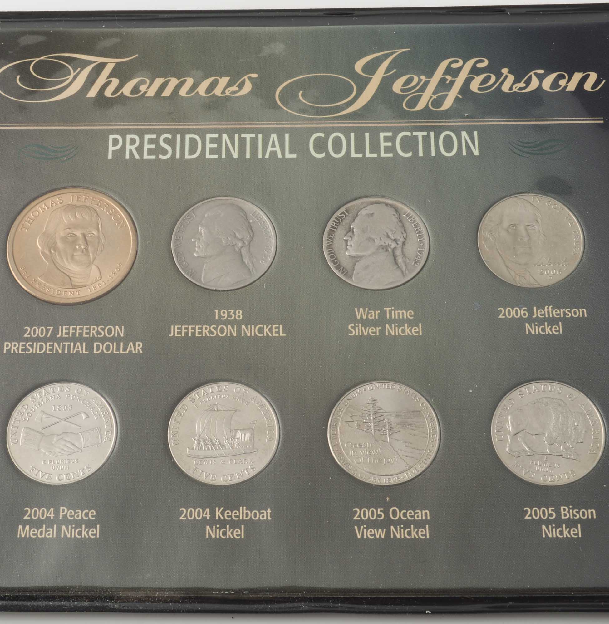 Eleven U.S. Nickels