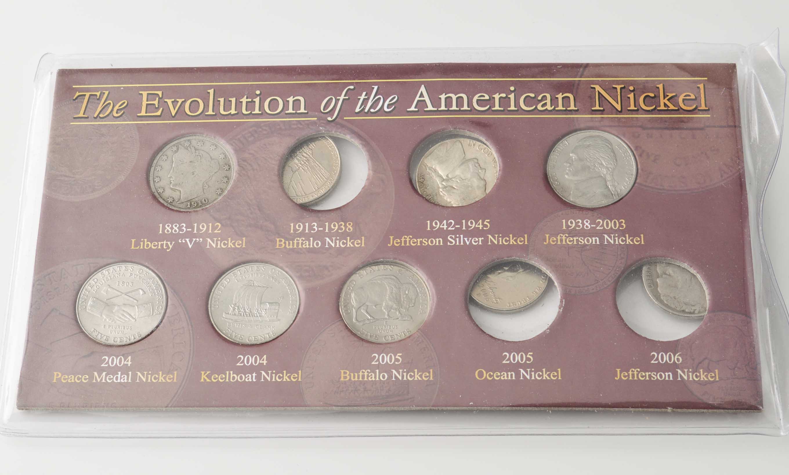 Eleven U.S. Nickels