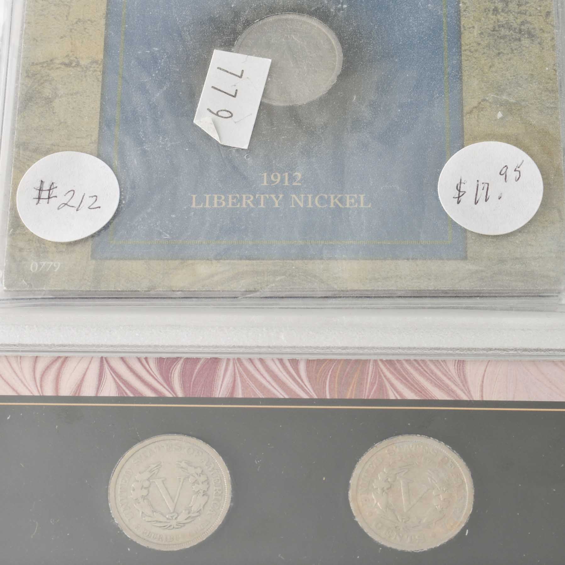Eleven U.S. Nickels