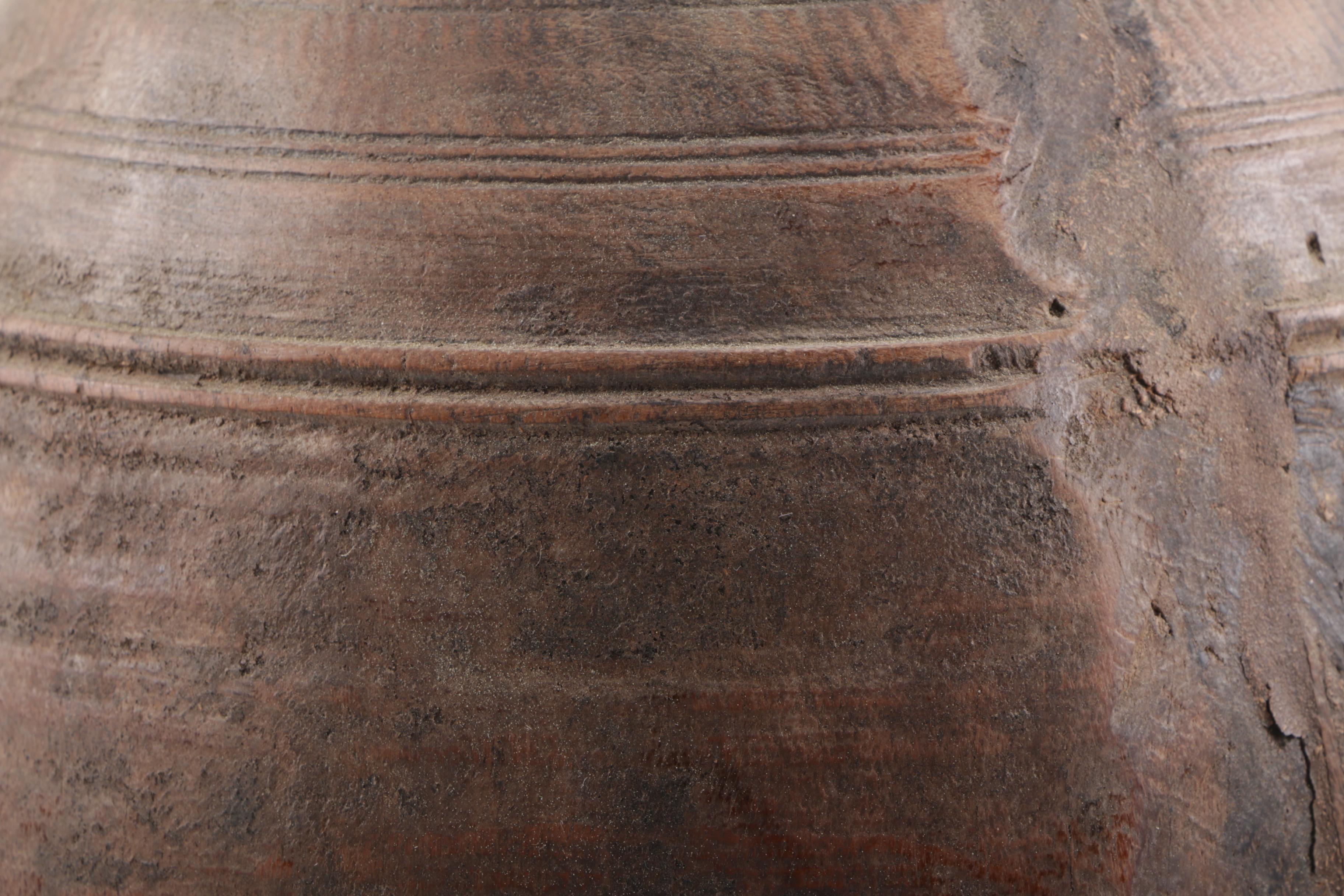 Primitive Wooden Urns