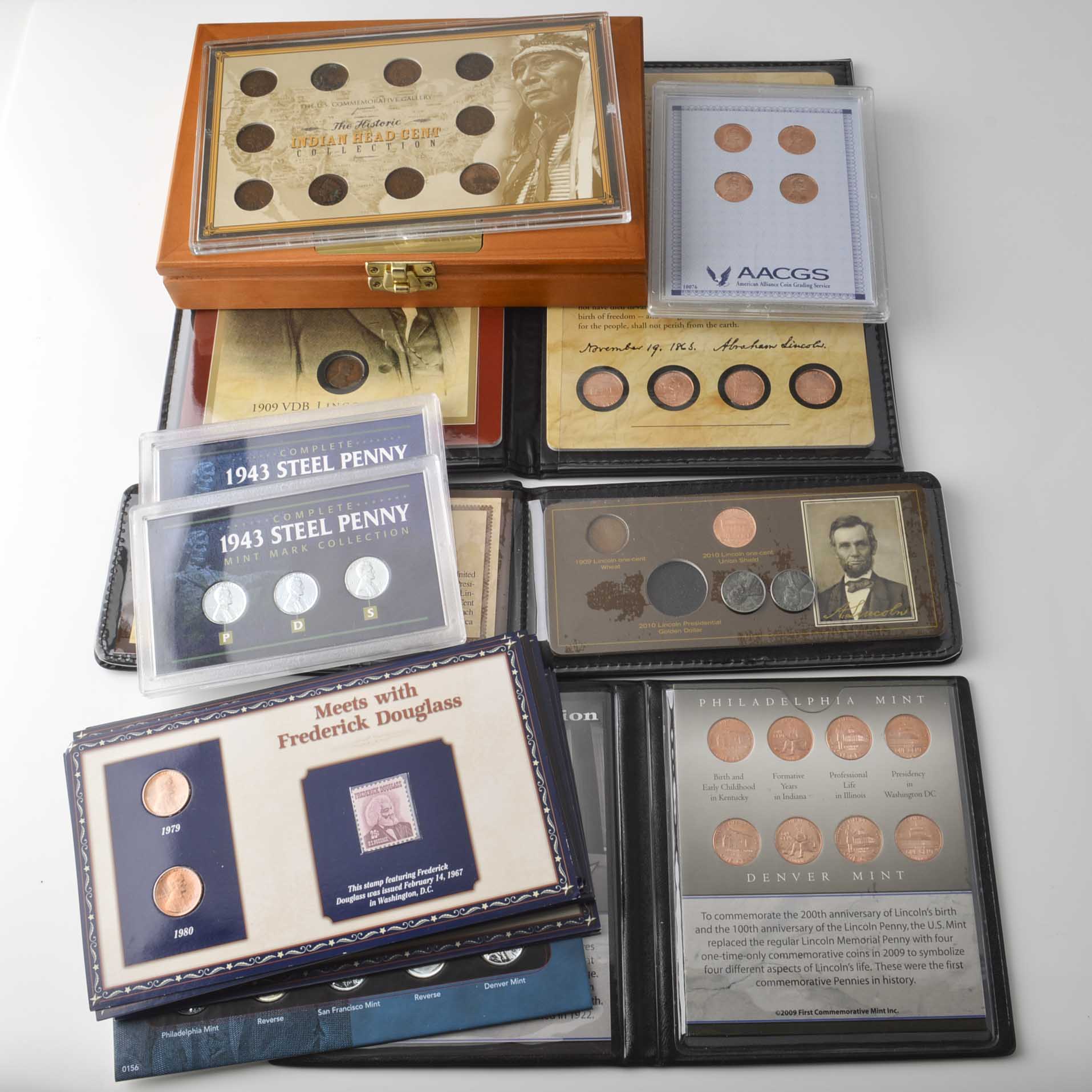 Eighteen U.S. Penny Sets