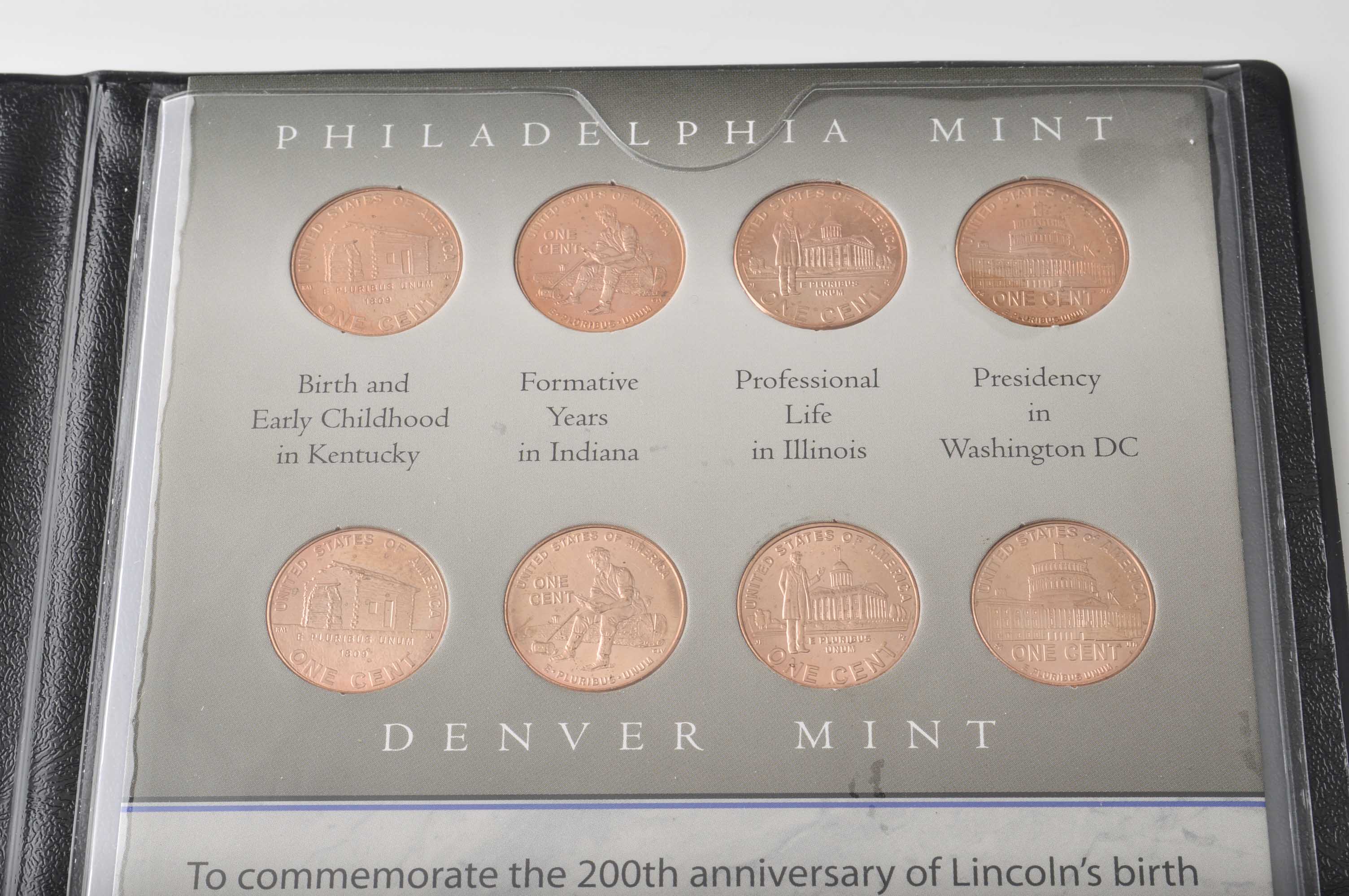 Eighteen U.S. Penny Sets