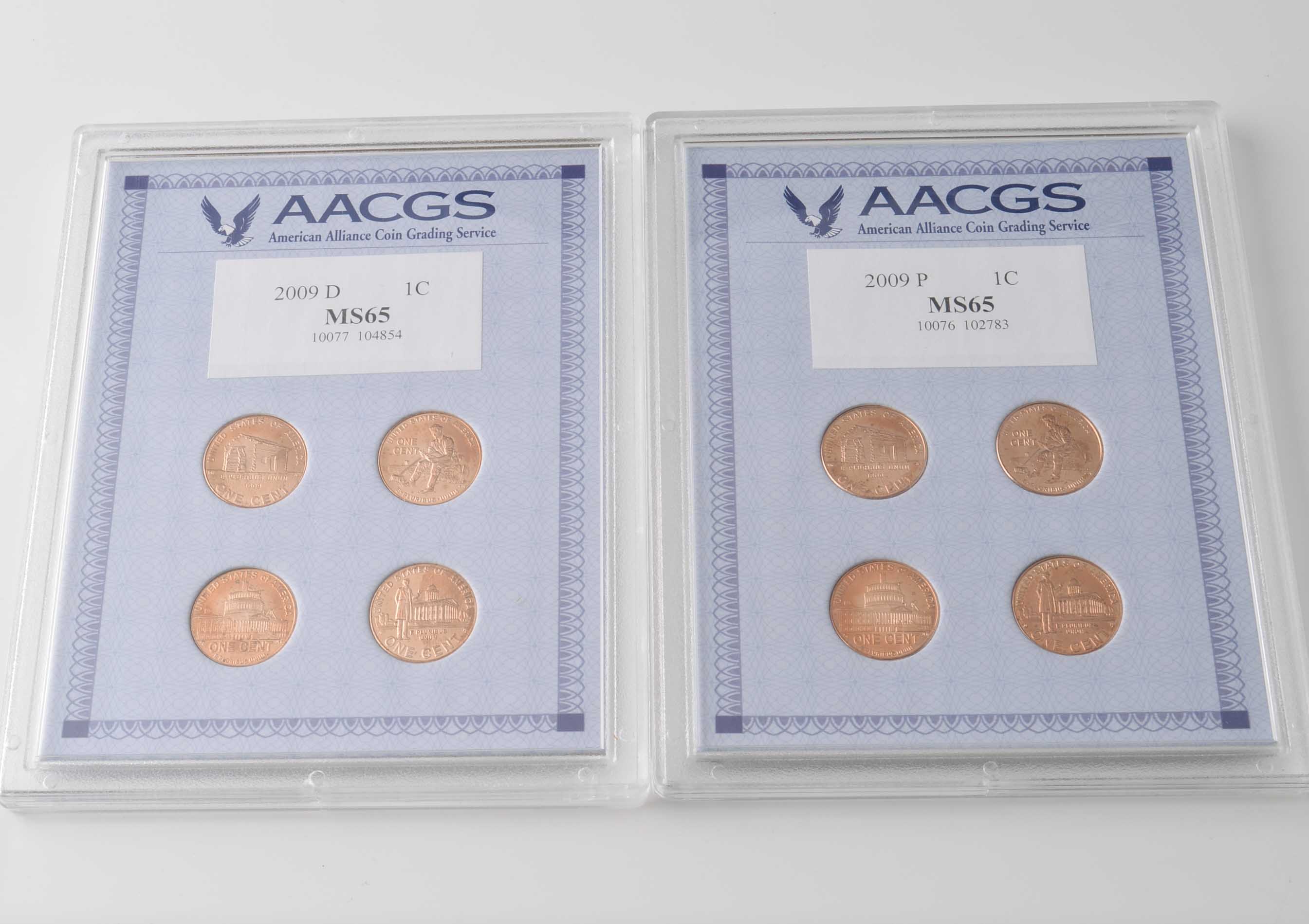 Eighteen U.S. Penny Sets