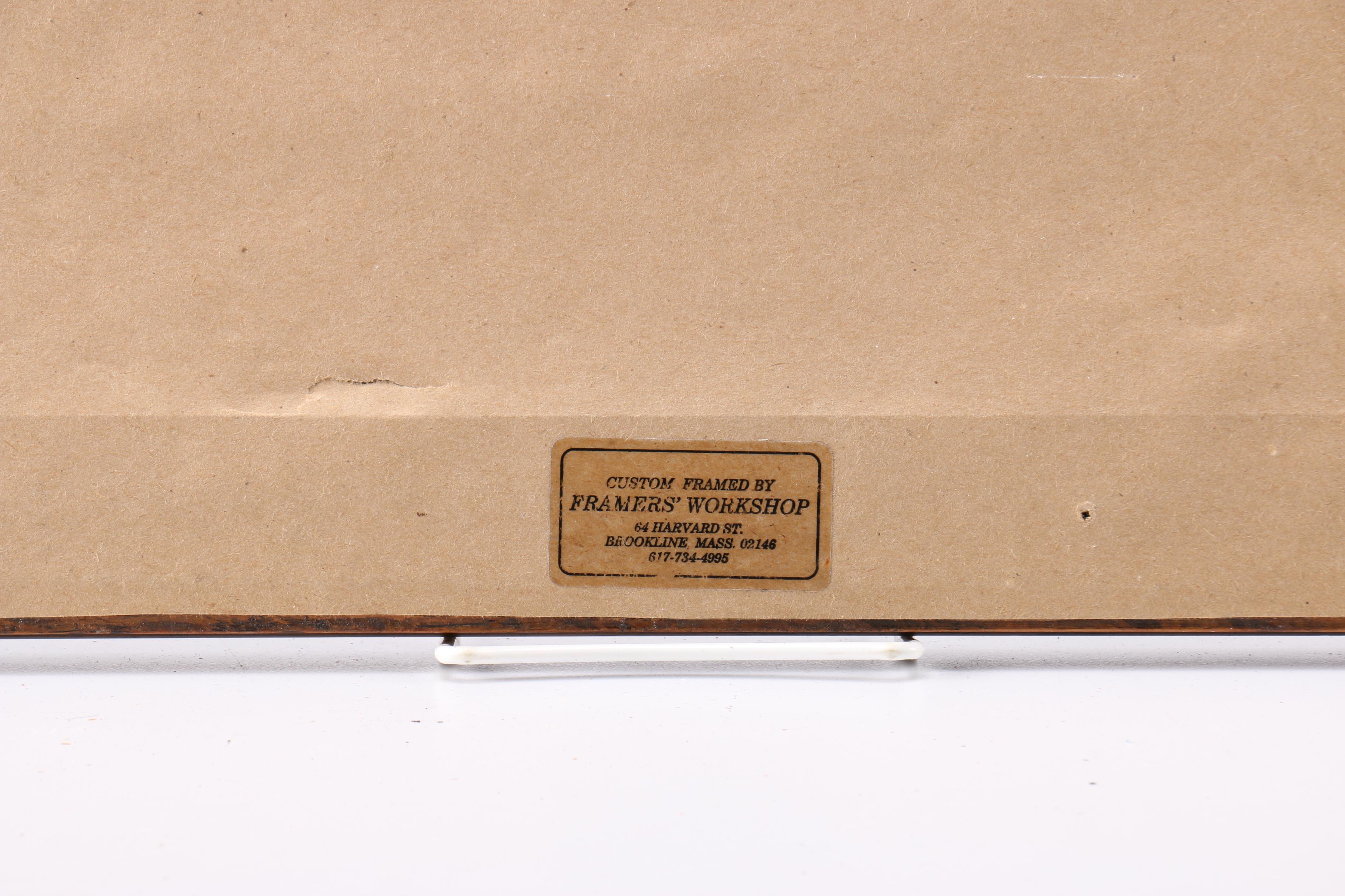 Jack Johnson Oil Painting on Board of Abstract Composition