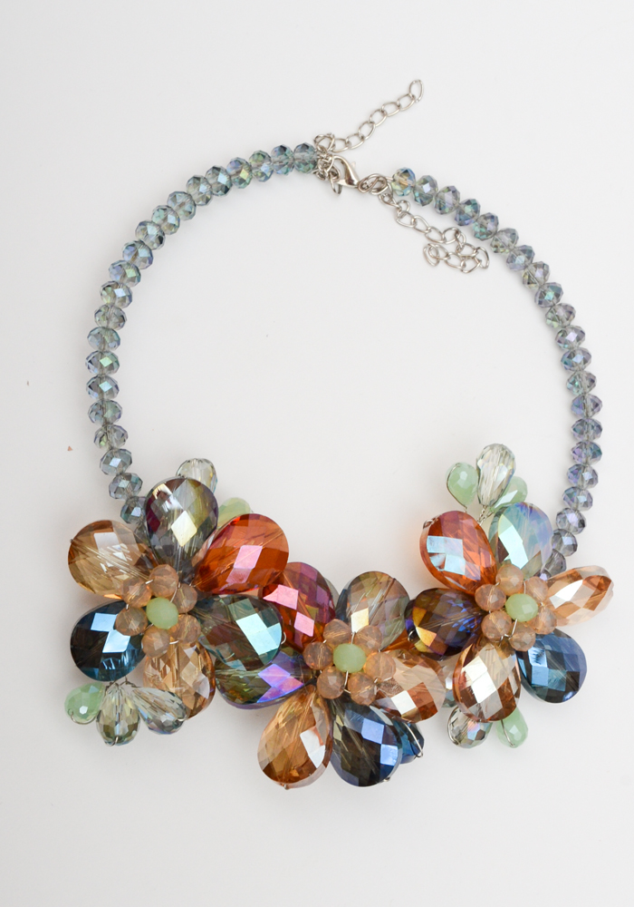 Rhinestone and Gem Fashion Necklaces