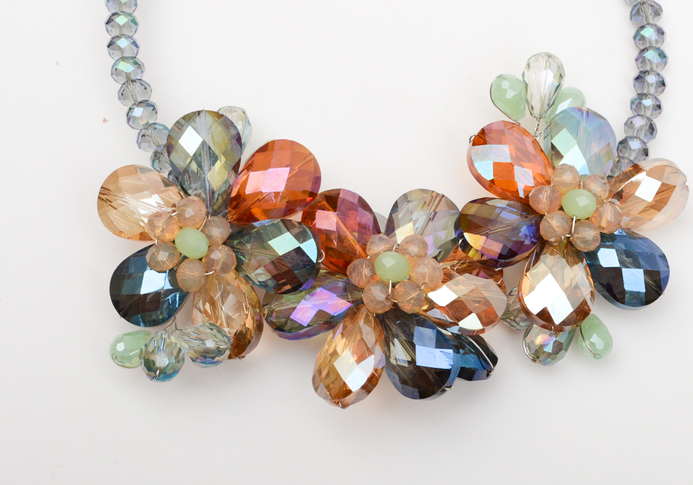 Rhinestone and Gem Fashion Necklaces