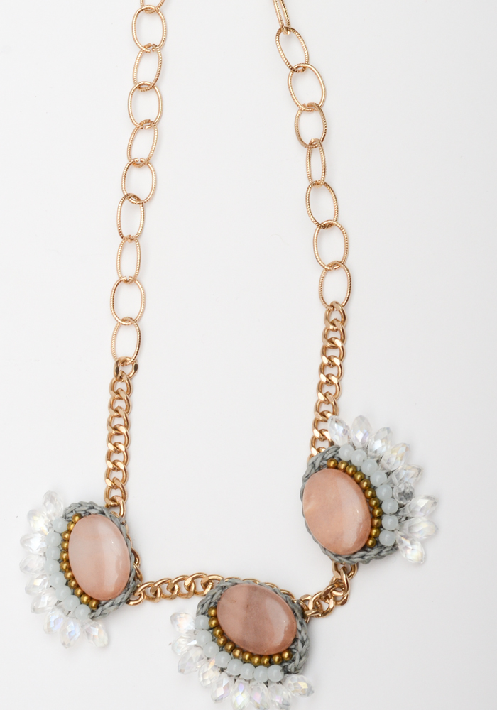 Rhinestone and Gem Fashion Necklaces