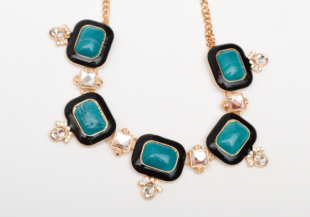 Rhinestone and Gem Fashion Necklaces