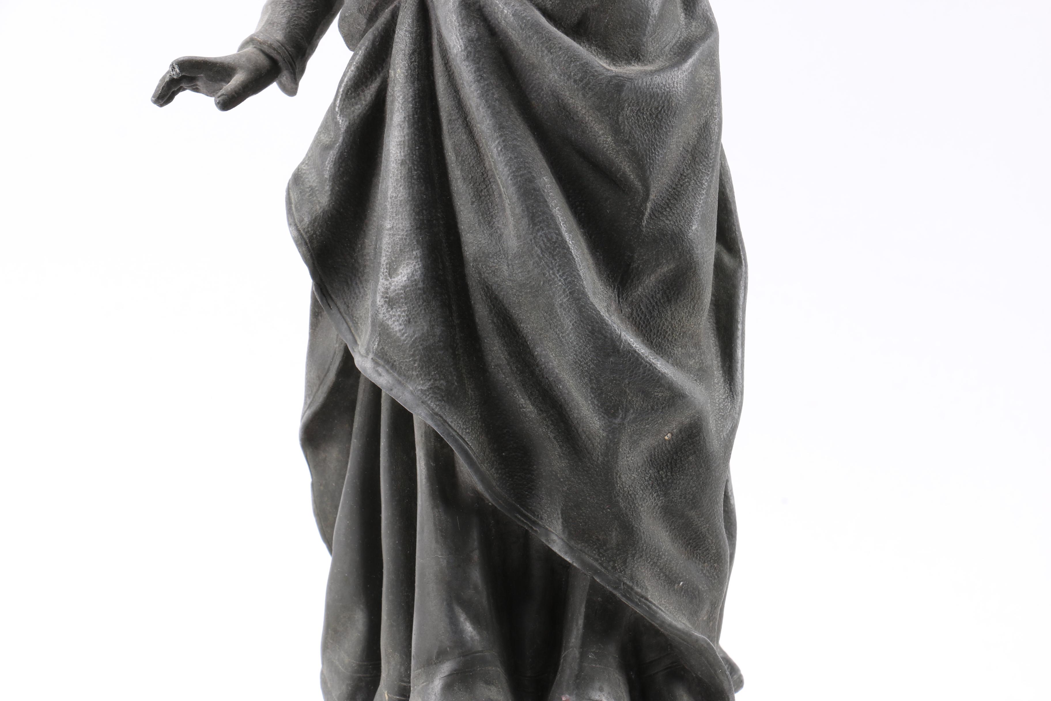 Cast Metal Figures of Peasants