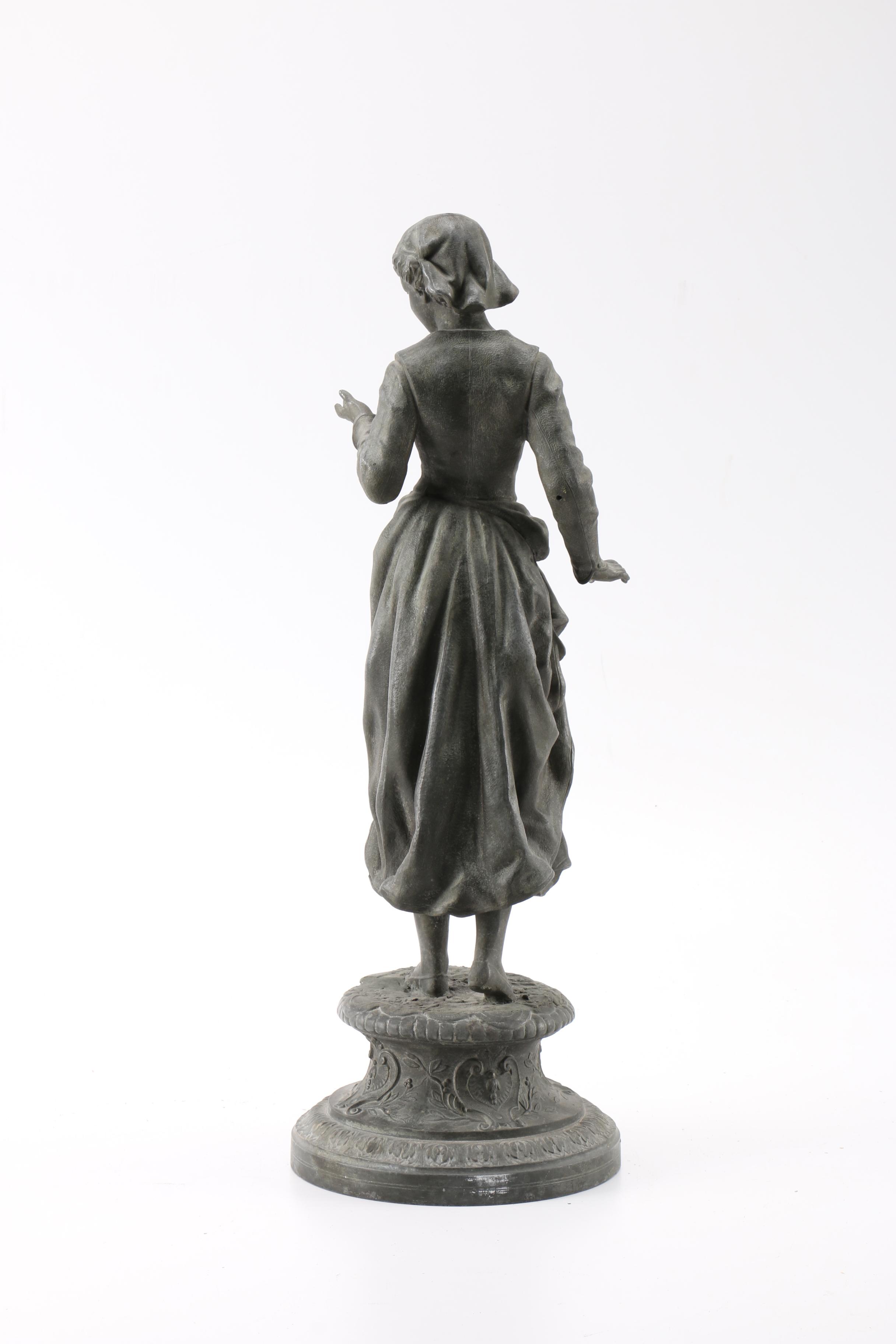 Cast Metal Figures of Peasants