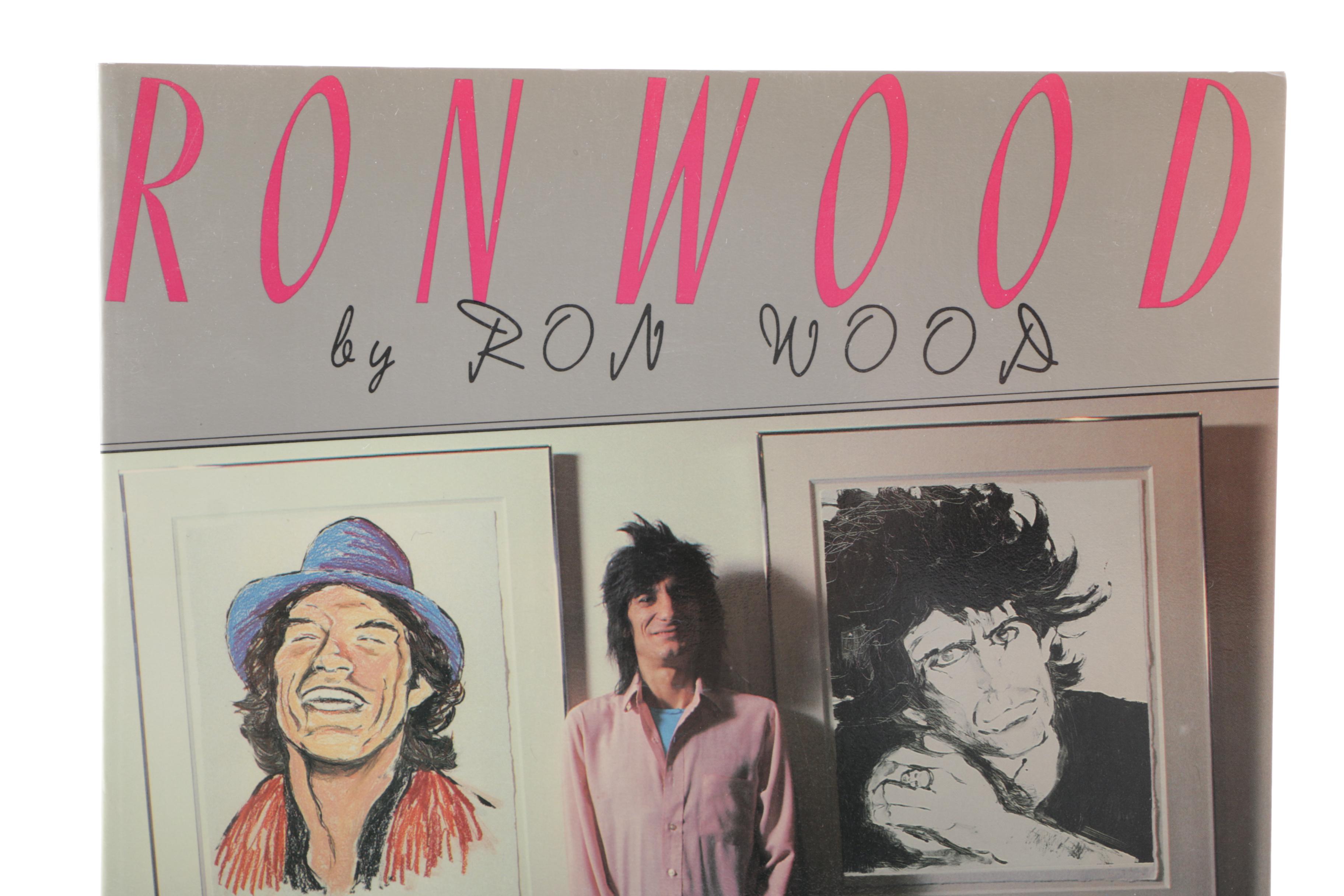 1987 Signed First Edition "Ron Wood The Works" by Ron Woods