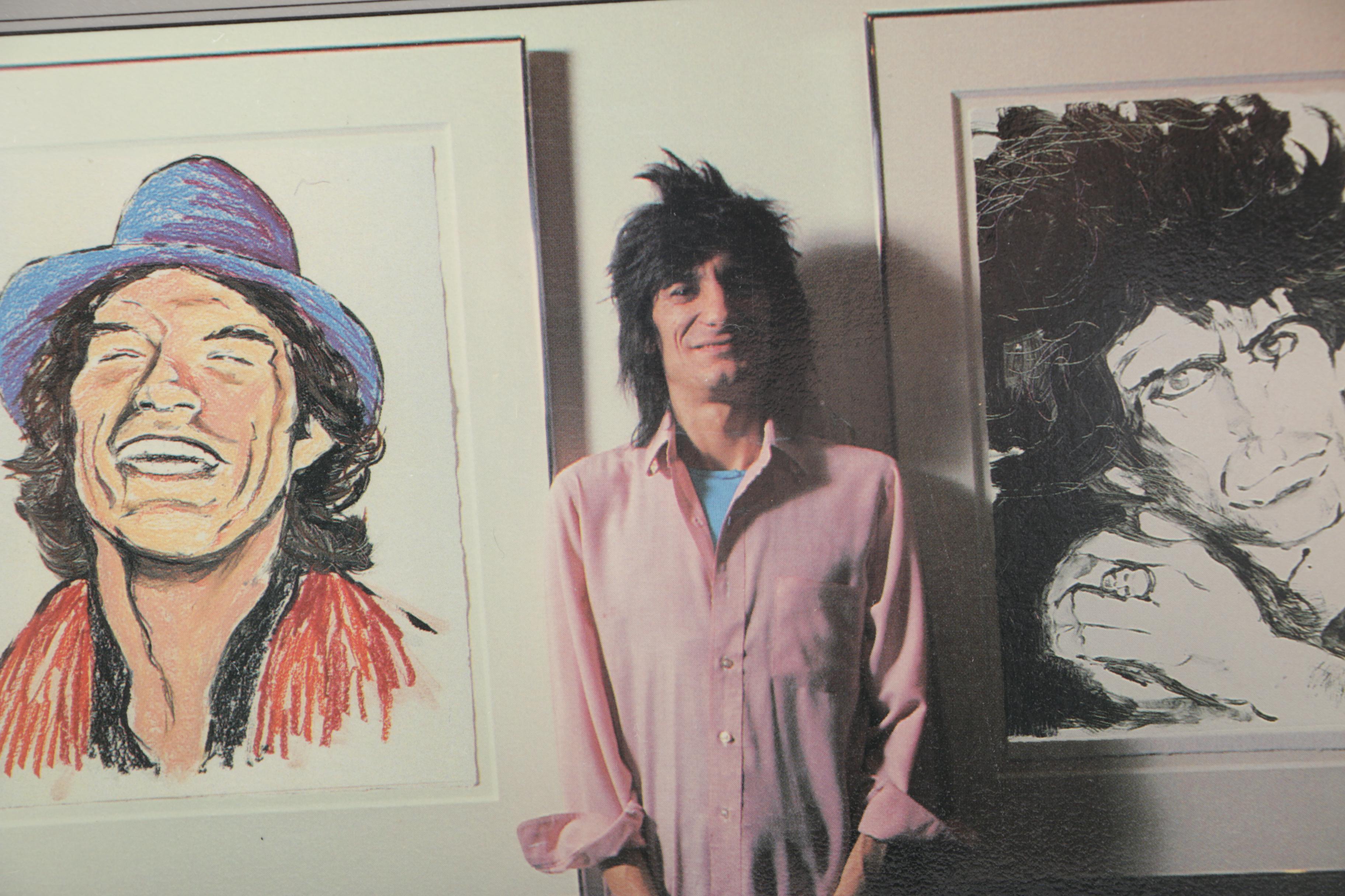 1987 Signed First Edition "Ron Wood The Works" by Ron Woods