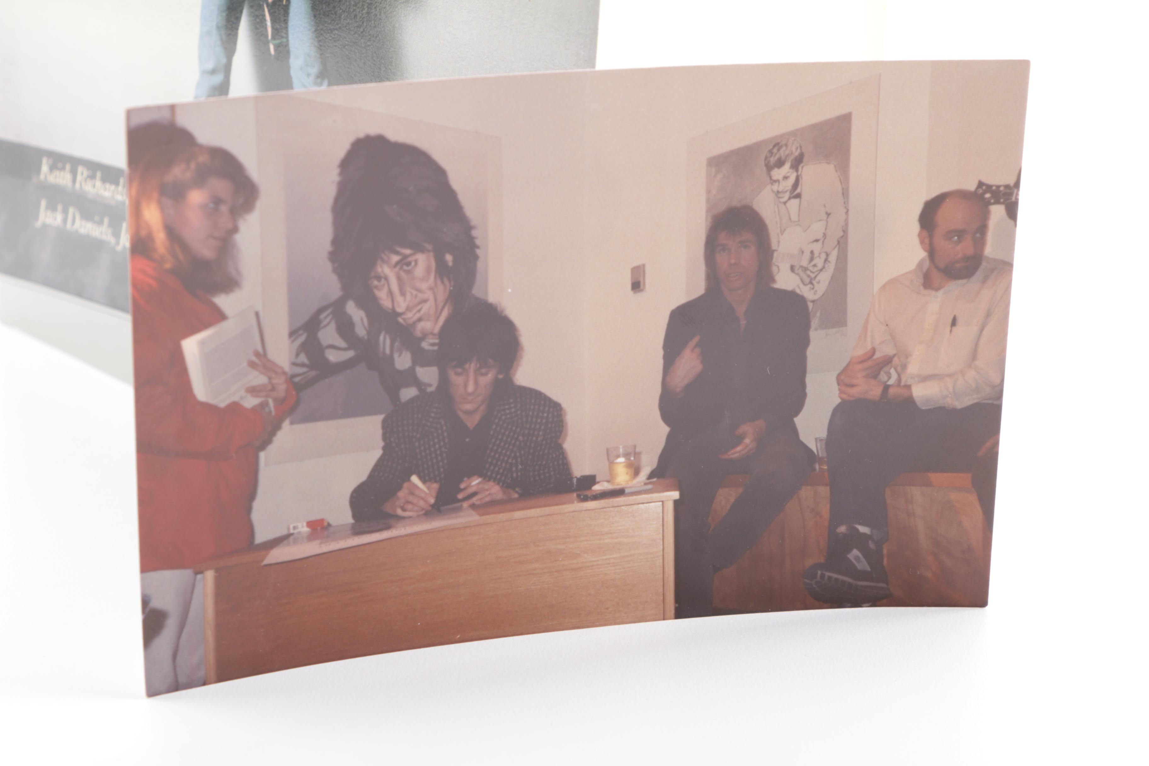 1987 Signed First Edition "Ron Wood The Works" by Ron Woods