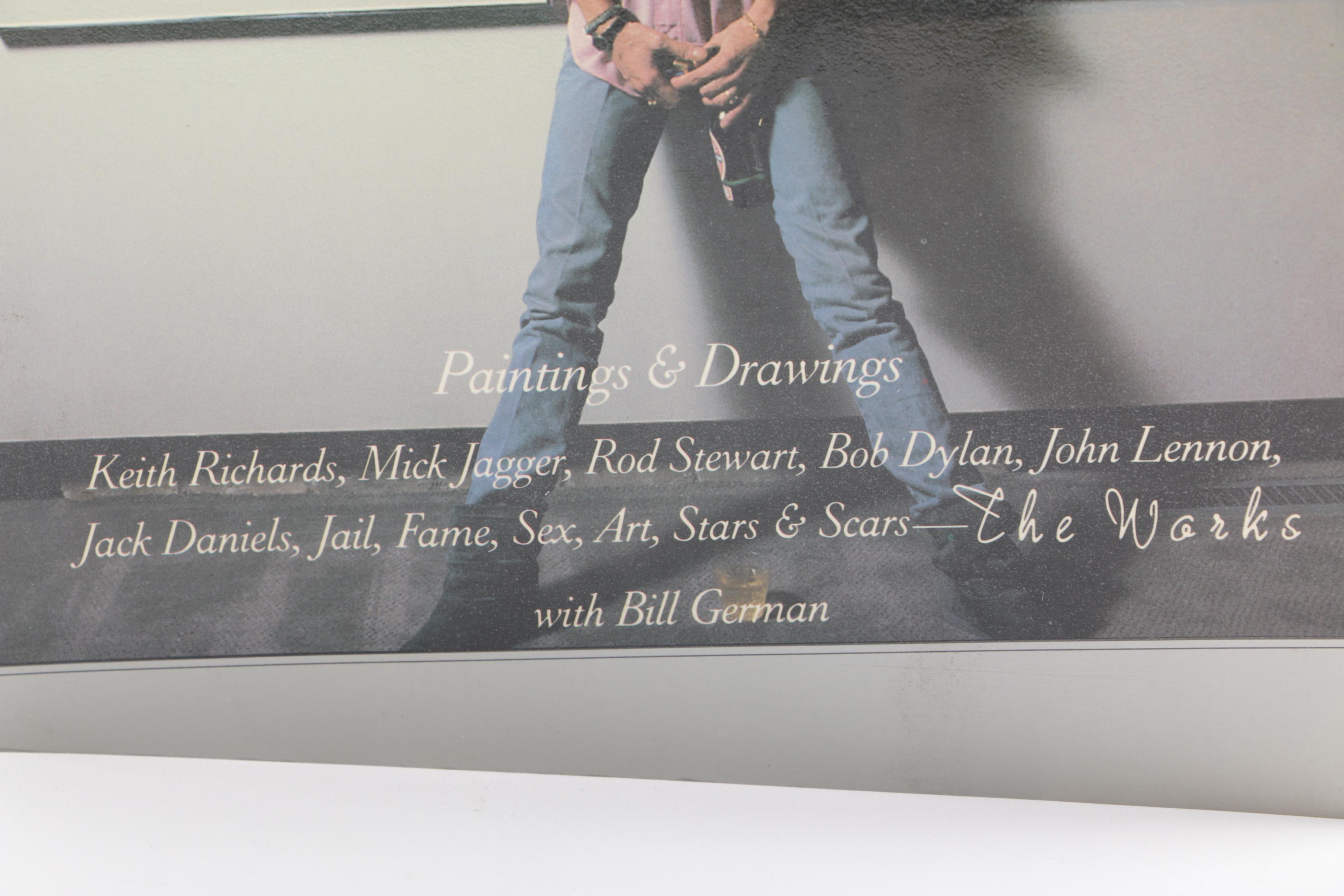 1987 Signed First Edition "Ron Wood The Works" by Ron Woods