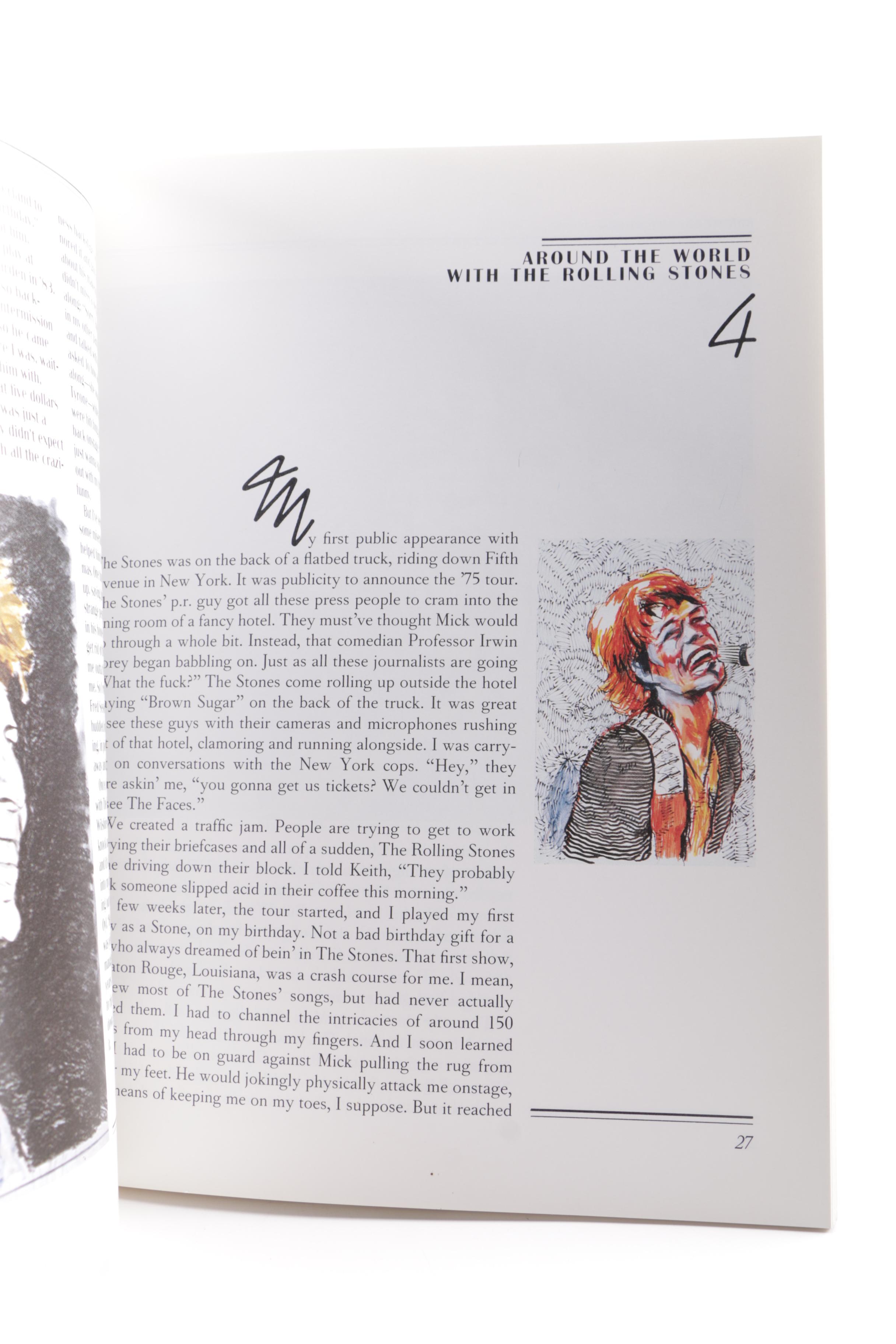 1987 Signed First Edition "Ron Wood The Works" by Ron Woods