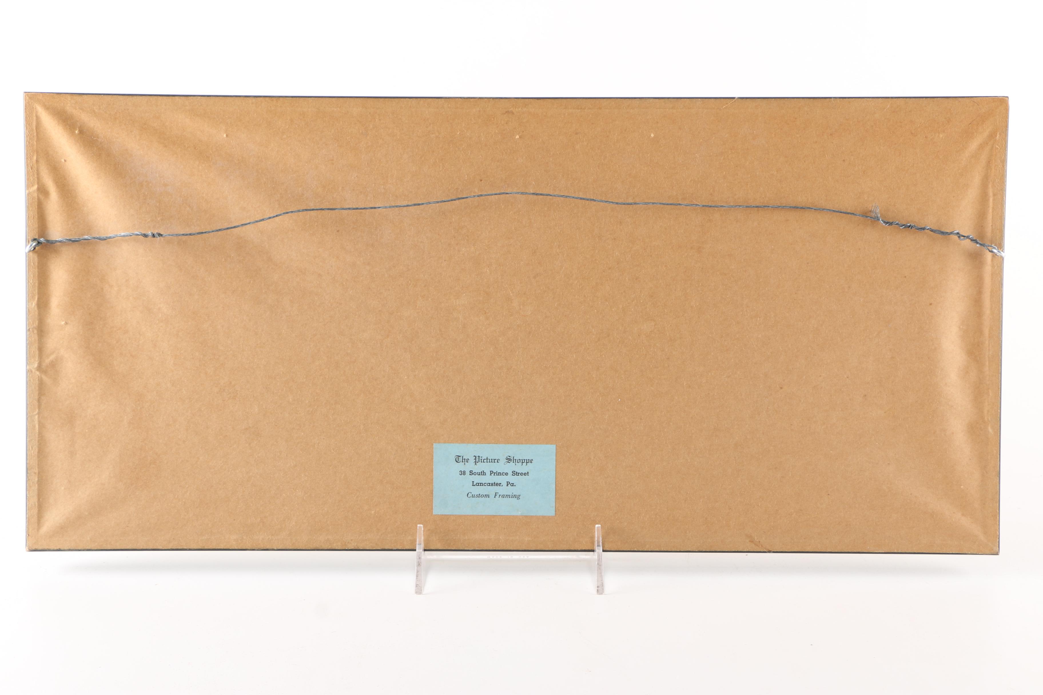 Boris O'Klein Mid Century Hand-Colored Etchings From His "Dirty Dogs of Paris" Series