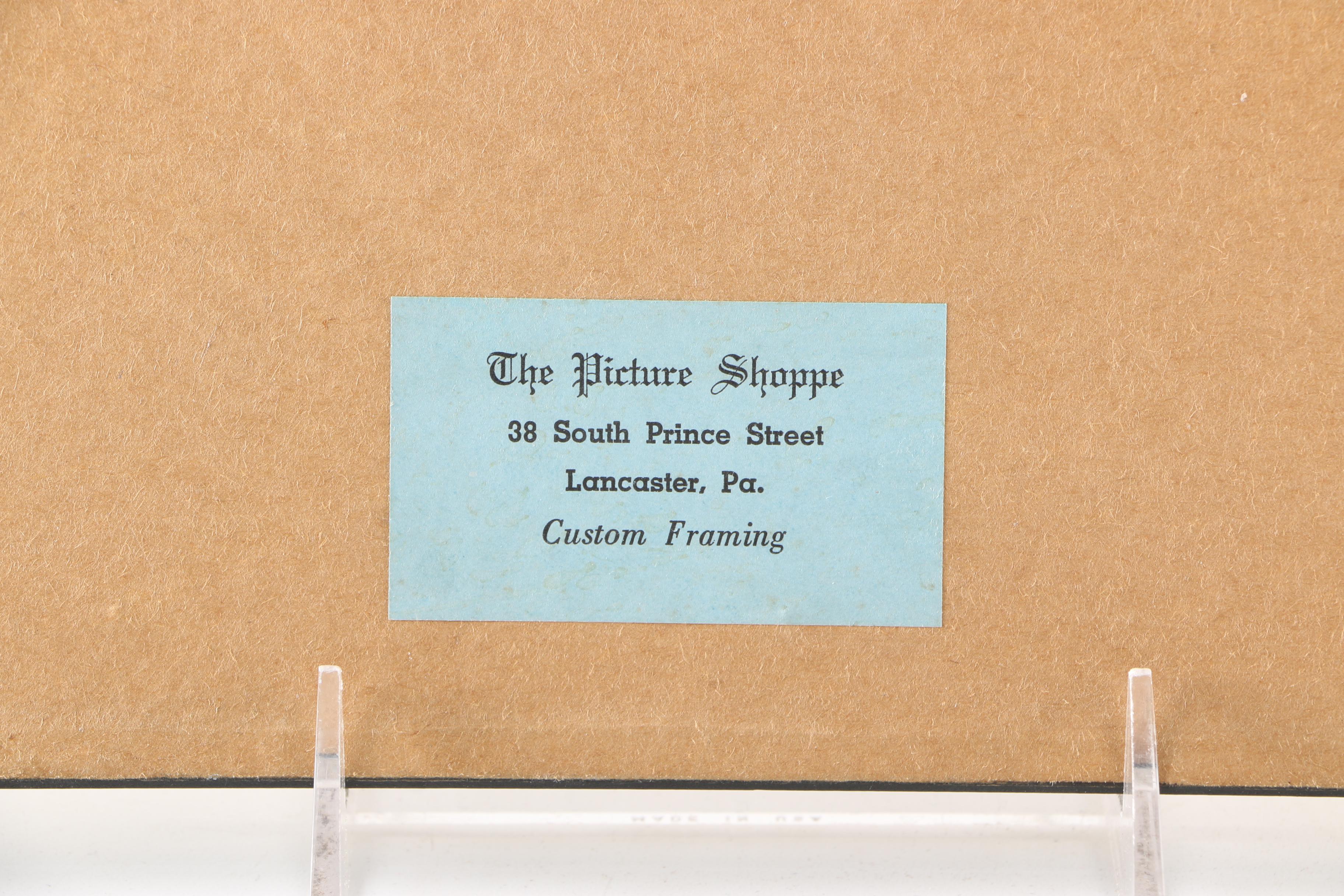 Boris O'Klein Mid Century Hand-Colored Etchings From His "Dirty Dogs of Paris" Series