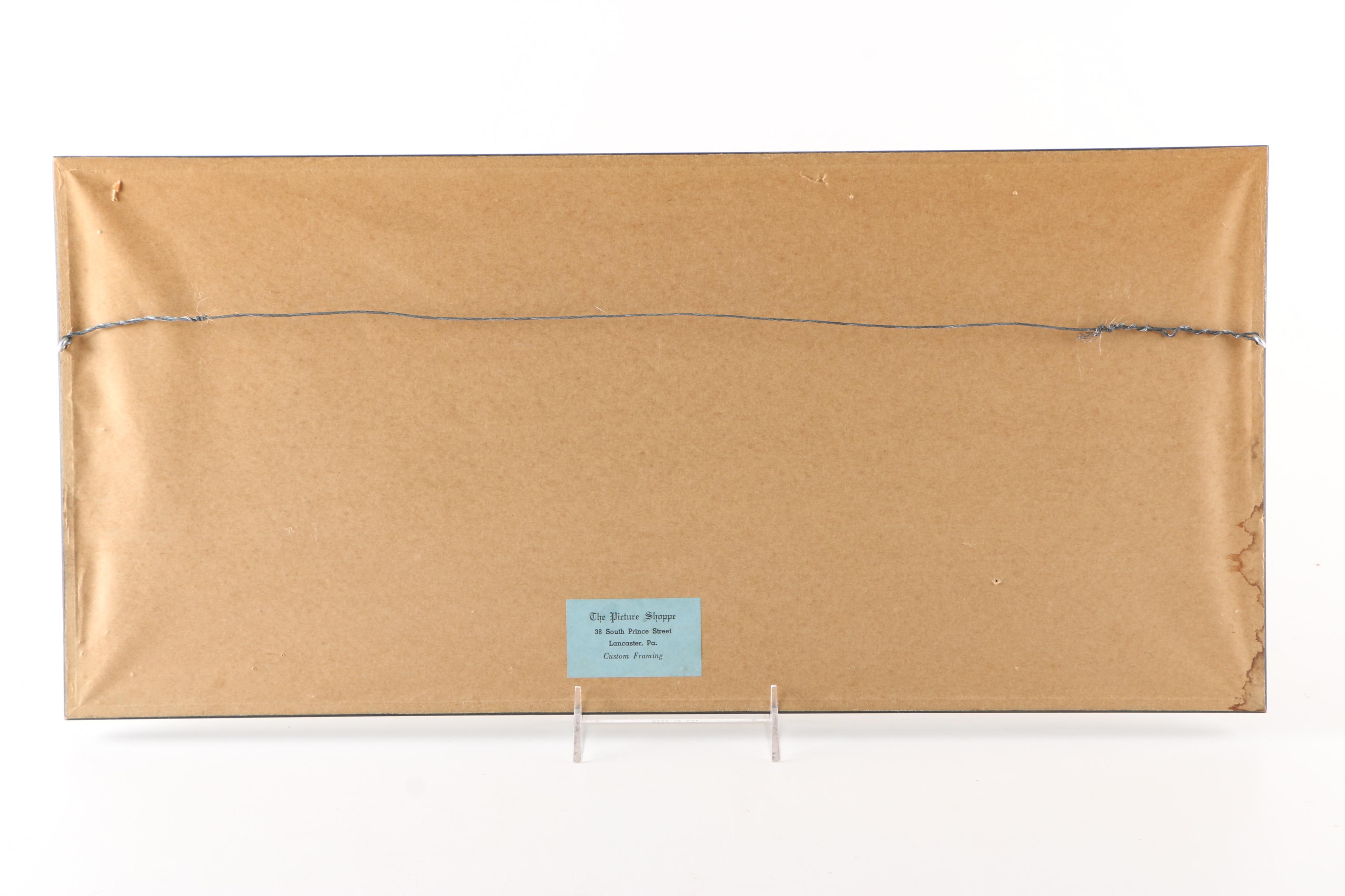 Boris O'Klein Mid Century Hand-Colored Etchings From His "Dirty Dogs of Paris" Series