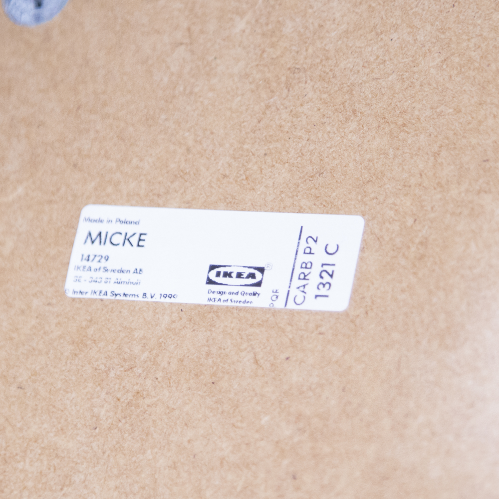 IKEA White Storage Cabinet and Work Table On Casters