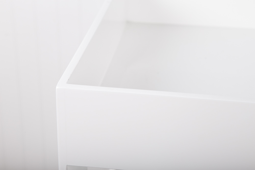IKEA White Storage Cabinet and Work Table On Casters