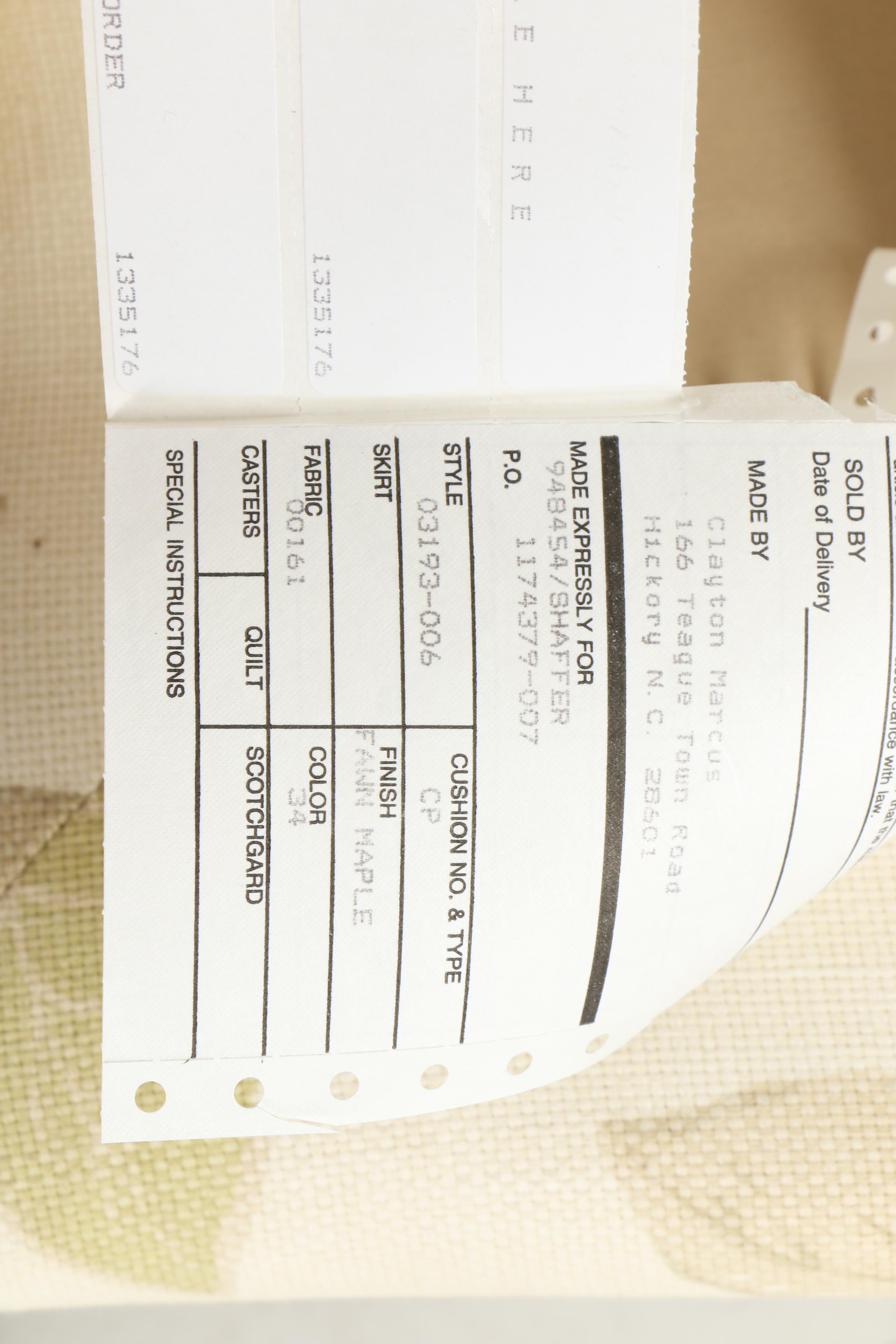 Upholstered Clayton Marcus Chair