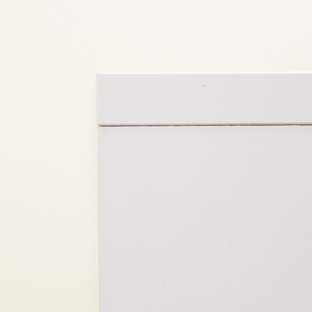 White Six Drawer Rolling Cart