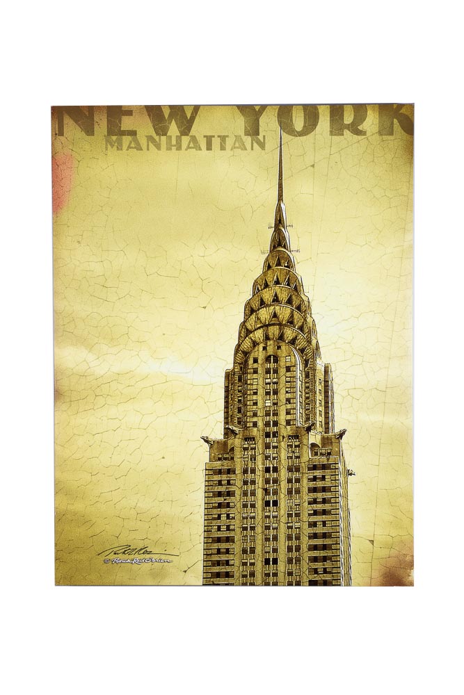 Patrick Reid O'Brien Signed Giclee "New York"