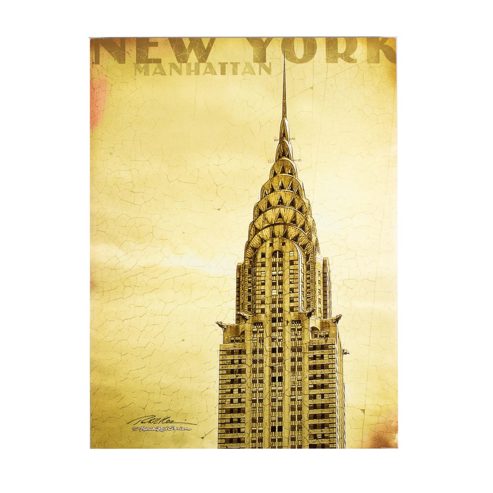 Patrick Reid O'Brien Signed Giclee "New York"